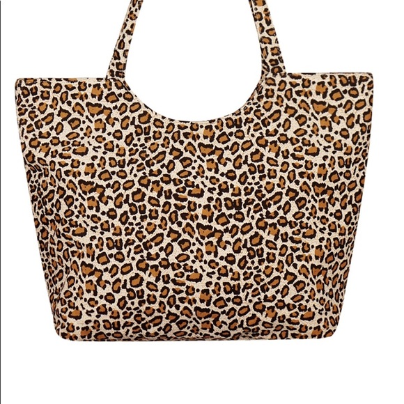Leopard Print Tote Bag - Picture 6 of 14